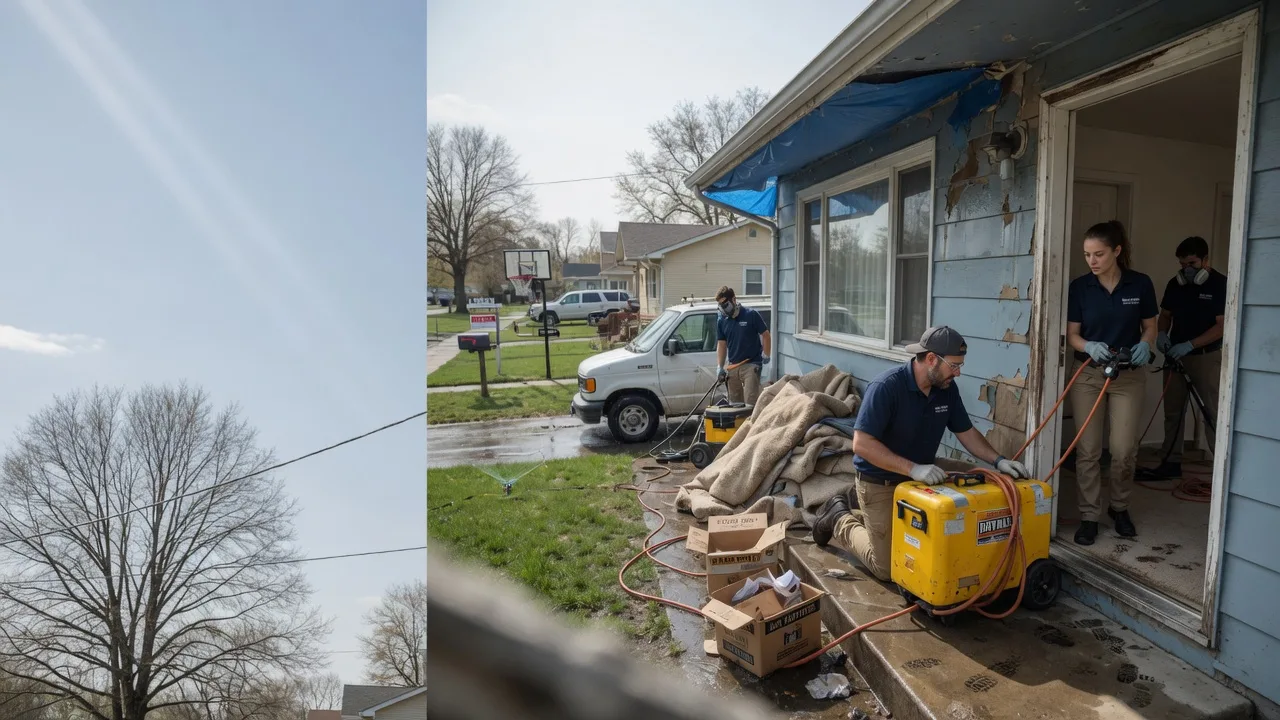 Basement Flood Cleanup in Denton, MT near me